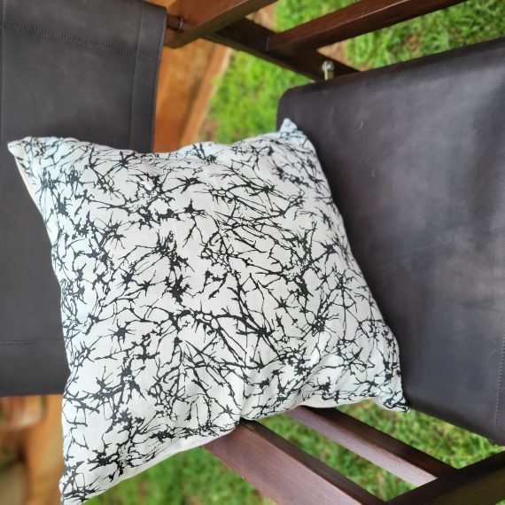 Black Batik Cushion