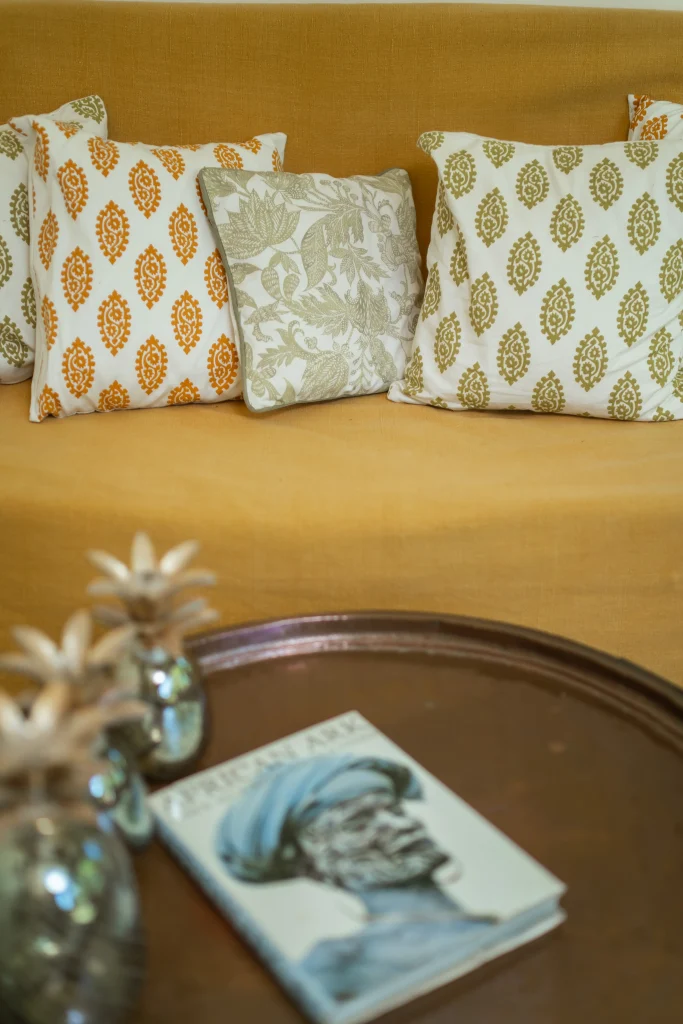 Dragonfly Designs Kenya mustard Chair 2